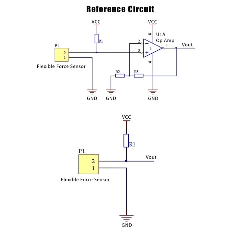 Flylin مستشعر ضغط الفيلم الرقيق، مستشعرات الانحناء المرنة ZD10-100 نوع المقاومة مقاوم حساس للقوة FSR 50g-10kg - Image 4